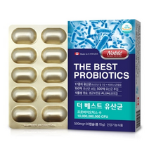 노블 더베스트 유산균 500mlx30캡슐 1개월분 캐나다산