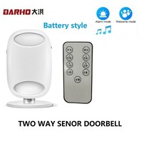 차임벨 무선초인종 도어 차인 챠임 벨 Darho-웰컴 차임 딩동 양방향 벨소리 무선 알람 도어 벨 경고 PIR, 03 set5