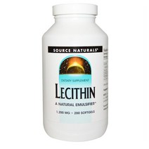Source Naturals 소스 내츄럴 레시틴 1200Mg 200정 Aa11280 Top Brand 해외 현지 구매