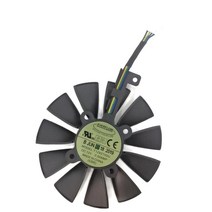 87 MM T129215SU 그래픽 카드 ASUS STRIX GTX 1060 1070 1080 1070TI 1080TI 980TI/R9 390X R9 390 RX 480 580, 03 4 Pin 4 Wire