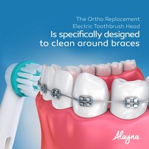 Oral B 치간 교정 전동 칫솔 헤드 구강 전문 교정용 교체 브러시
