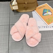 여성 예쁜 사무실 실내화 호텔 슬리퍼 실내용 거실화 털 화 편안한 겨울 욕실 실내 여자 털신 거실