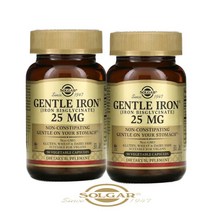 솔가 철분 젠틀 아이언 25mg 90베지캡슐, 2병