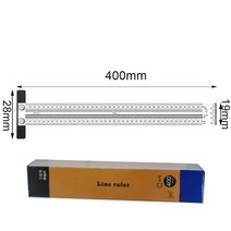 형틀 각도 틈새 게이지 정밀 마킹 t-룰 스케일 눈금자 t 형 구멍 스테인레스 마크, 협동사, 400mm 펜 없음