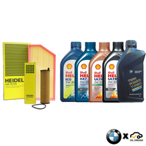 BMW 320i 엔진오일 세트, G20 320i (B46) 6L, 쉘 ECO 엔진오일, 오일필터, 6000ml