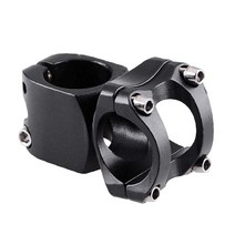 Azarxis 31.8mm 스템 60mm 70mm 80mm 90mm 0-7도 바이크 산악 자전거 짧은 핸들바 조절 가능한 자전거 로드 바이크 MTB BMX 픽시 기어 사이, 02 Black - 25.4 x 32mm