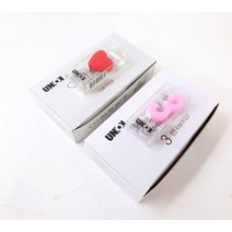 유니온캔들 미니 숫자초 생일초 1박스 (10EA), 하트 (레드) 1박스(10EA)