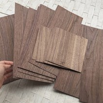 합판 제작 얇은 나무 재단 목재 가공 코팅 구입 다스 조각 자연 검은 호두 베니어 칩, 10×48cm, 두께 1mm