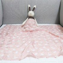 디케이홈 여름 쿨 아기이불 인견블랭킷 (XL 105cmx180cm) 유아동이불, 스윗구스 핑크
