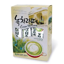 케이크재료 부드러운 단맛 녹차 라떼 분말 스틱 맛좋은 향긋한차 건강차, 1개