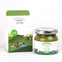 제주 하양한 수제밀크잼 녹차랑(성시돌목장 유기농 우유사용)