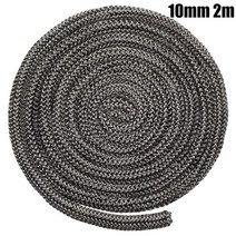 캠핑 나무난로 화목난로 불멍 블랙 스토브화재 유리 섬유 로프 씰 나무 굽기 스토브 12mm 2m 길이 로그 버너 도어 씰 보일러 산업용 오븐, 협력사, 01 10mm