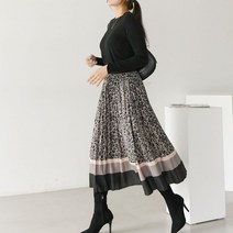 러브잇 (81279) 시에라 호피주름플리츠스커트