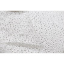 대폭 아사면 네잎클로버 펀칭레이스원단, 백아이보리