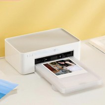 모바일 포토 프린터 휴대폰 스마트폰 연결 컬러 인쇄 무선 폴라로이드 인화기 스티커 사진출력, 공식 규격, 프린터1S+6인치인화지40매
