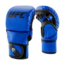 UFC 8oz MMA 스파링 장갑 글러브, Blue, Small/Medium