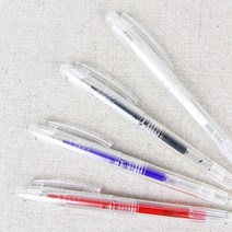 열펜 아이롱펜 다리미로 지워지는 재단용 펜 1.0mm 4색, 레드