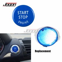 스티어링 휠 자동차 엔진 시작 버튼 BMW E90 E91 E92 E93 2005-2012 E87 E60 E83 E84 용 스티어링 휠 M 버, 04 Start Stop Blue