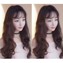 (해외) 웨이브 롱헤어 부분가발 DO1, 라이트브라운