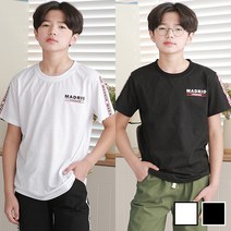제이키드 주니어 마드리드반팔티셔츠 주니어의류 남아 여아 초등학생옷 청바지 면바지 상하복 티셔츠