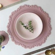 멜로우스페이스 실리콘 테이블매트 프렌치 35cm, 화이트