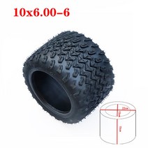 전동 스쿠터 바이크 자전거 10 "확대 진공 타이어 6.00-5.5 작은 할리, 01 10x6.00-6 Off-road