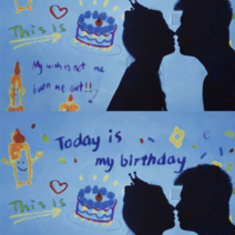 생일축하빔 미니 인스타 홈파티미니빔[1+1], 2. Smile day