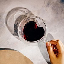 New 까사무띠 하트 이중유리 커피잔 아메리카노잔 네스프레소잔 300ml 2p, 32 더블월 이중유리 하트 300ml 2P