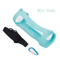 최신 야외 여행 실리콘 케이스 커버 스킨 with 스트랩 carabiner for jbl charge 4 휴대용 무선 블루투스 스피커, 05 Green