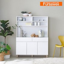 퍼스웰 리치 LPM코팅 1200 주방수납장 세트(SG_144), 색상:멀바우