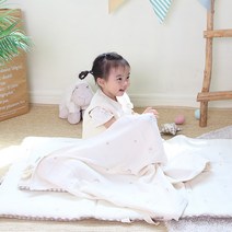 화모베이비 프리미엄 자수 사계절 블랭킷 (애착이불) L size, 별달 은하수