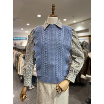 써스데이아일랜드 스칼렙 러플 베스트 (T208MVT238W)(1324888)