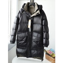 남성용 다운 재킷 파카 겨울 아주 푹신한 거위털 중간 길이 패딩