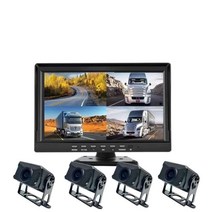 화물차 트럭 후방 카메라 무선 블랙박스 지게차 포터, 7인치 2채널 화면+카메라2대+15m+32G