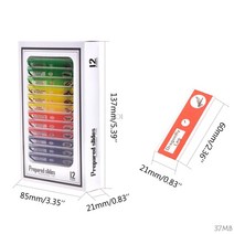 피부 확대경 돋보기 고배율 스탠드 조명 현미경 휴대용 학생 기본 생물학 교육을위한 12 준비 슬라이드 세트 표본