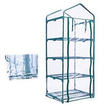 미니 온실 비닐하우스 텃밭 가꾸기 57x38x160cm 투명 커버 방수 4 층 pvc, 협력사, 4층