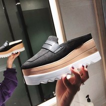 SAMARA 통굽 스웨이드 뮬슬리퍼 힐 블로퍼 3color