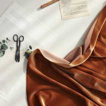 대폭 부드러운 스판벨벳원단 세비지 15컬러, 브라운