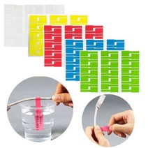 케이블 라벨 30pc 레이블 스티커 방수 식별 태그 표시 전선 라벨 표시기, 화이트 BL08111