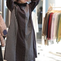 잔꽃패치롱원피스