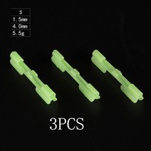 10/50 개/몫 2.2-4.5 미리메터 빛 밤 낚시 플로트 막대 조명 다크 글로우 스틱 액세서리 형광 Lightstick P, 21 3PCS_02 2.5mm