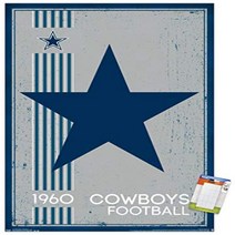 Trends International Poster Mount NFL Dallas Cowboys - Retro Logo 22.375” x 34” Poster Mount Bund, 1
