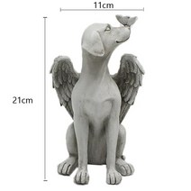 강아지 비석 2023 개를 위한 수지 동상 고양이 애완 동물 묘비 정원 장식품 AliExpress, One 사이즈+Dog