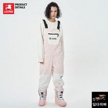 커플 스키복 보드복 상하의일체형 방수 멜빵팬츠