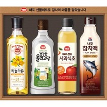 사조 답례 감사 명절 선물세트 카놀라유 참치액 식초외 안심특선 SJ1호 교회 회사 단체 학교 친구 병문안, 48개