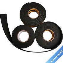 단면 스폰지 테이프 10mm 다용도 완충제 소음방지 5mm