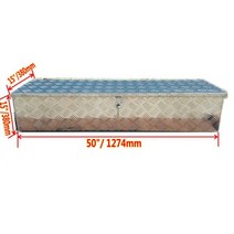 화물차 공구 함 박스 1.2mm 1.5mm 알루미늄 체커 플레이트 픽업 트럭 플랫 베드 캠퍼 도구 상자 트레일러 atv rv underbody storage t-lock 50, 협력사, 1274mmx380mmx380mm