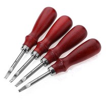 가죽 공예 스카이빙 베벨링 나이프 커팅 핸드 크래프트 도구 엣지 0.8 1.0 1.2 1.5Mm 날카로운 러, 04 1.4mm