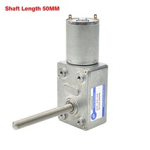 웜기어 감속기 4632-370 12V 볼트 DC M6 나사 샤프트 길이 50MM 3V6V24V 웜 기어드 모터 역방향 감속 자, 03 18rpm_03 24V