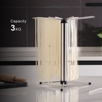 제면기 국수 만두피 파스타 면뽑는기계 수제 국수 스파게티 접이식 파스타 건조 랙 6 lbs 간편한 이동을 위